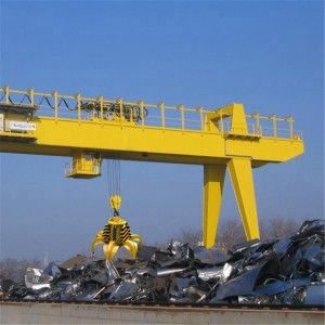 20tグラブが付いている産業ガントリー クレーン